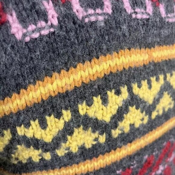 Lord & Taylor Cardigan Sweater Women S Wool Blend Fair Isle Button Shawl Collar - Picture 6 of 8